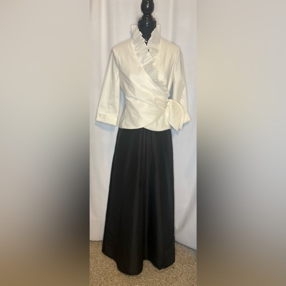 Paneled Cocktail Midi-Dress